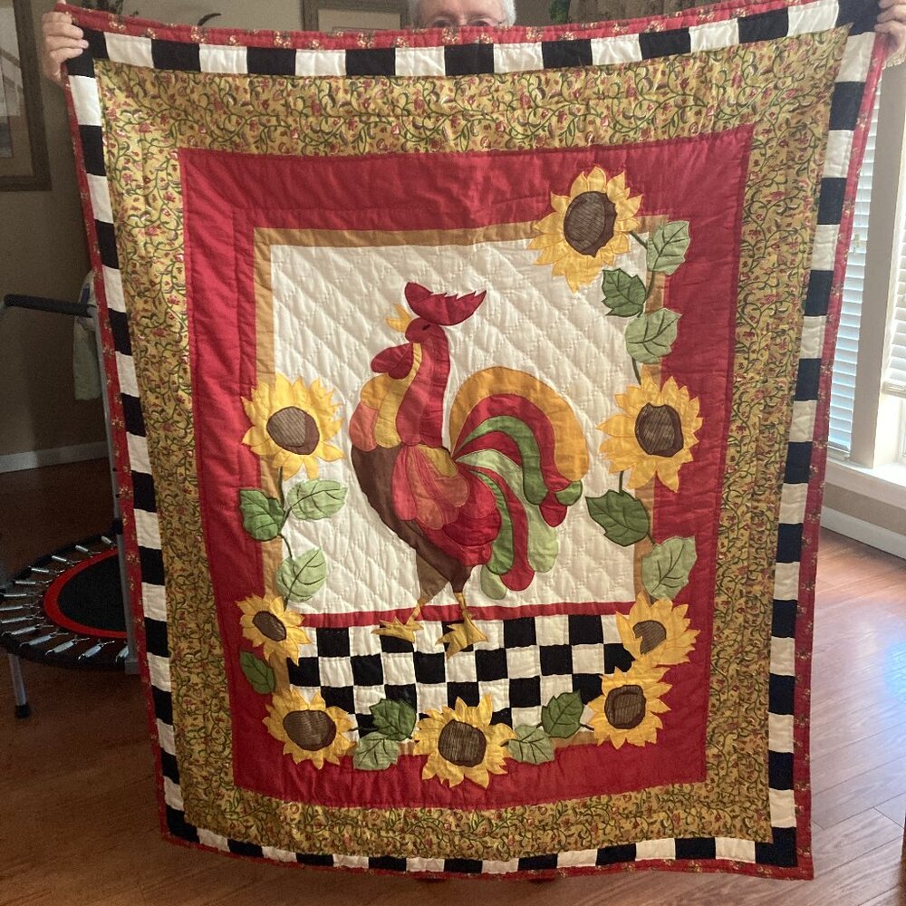 Awesome  Rooster Throw !